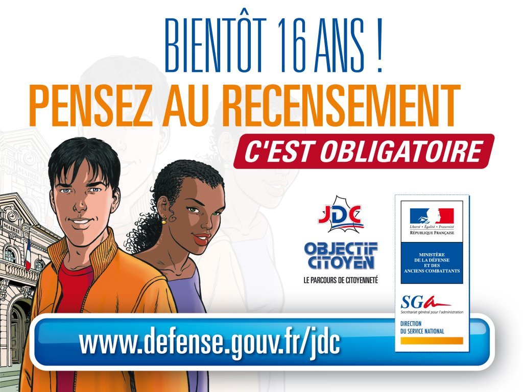 CITOYENNETÉ - RECENSEMENT À 16 ANS