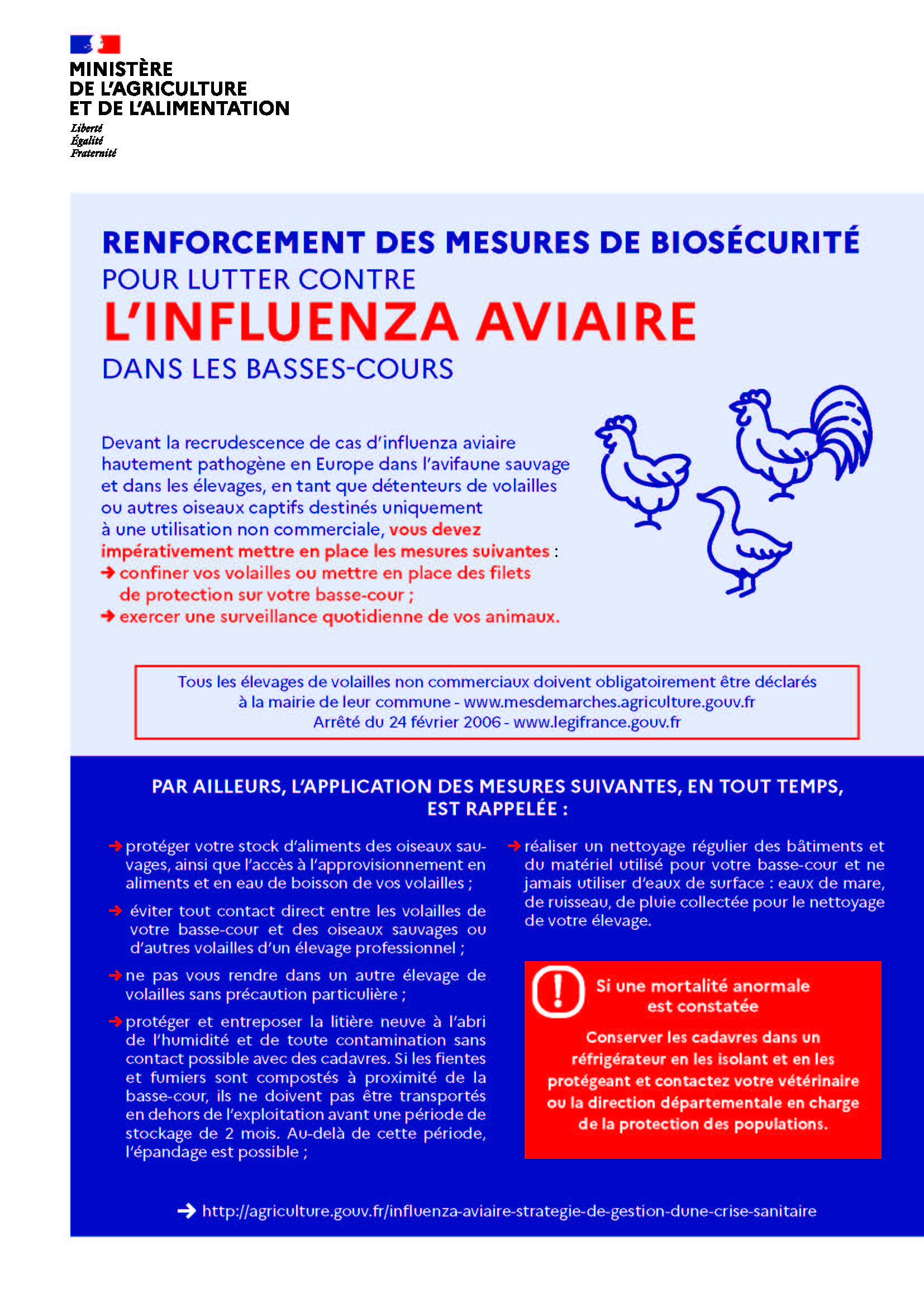 flyer biosecurite basses cours
